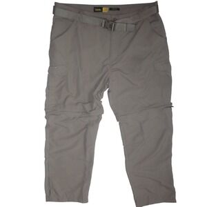 Cabela's Convertible Hiking Trail Pants‎ Mens 38 x 30 Nylon w/belt Zip Off Tan